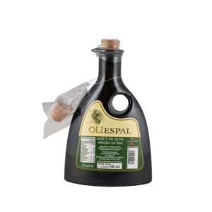 Aceitera Aceite de Oliva Virgen Extra Oliespal cristal oscuro